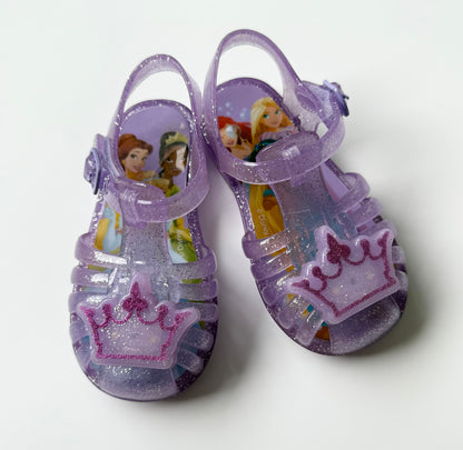 Disney Princesses Purple Light Up Dress Up Jelly Sandals (6)