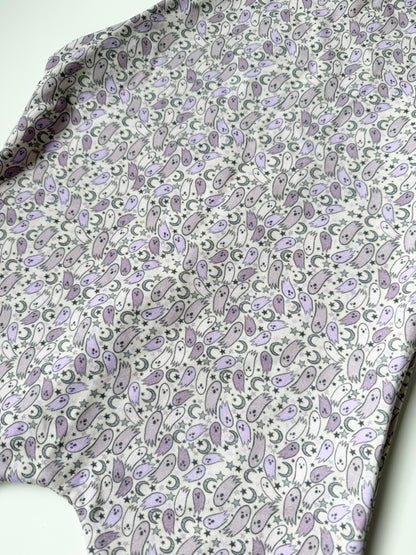 Hudson + Co Purple Ghosts Romper (18-24 Months)