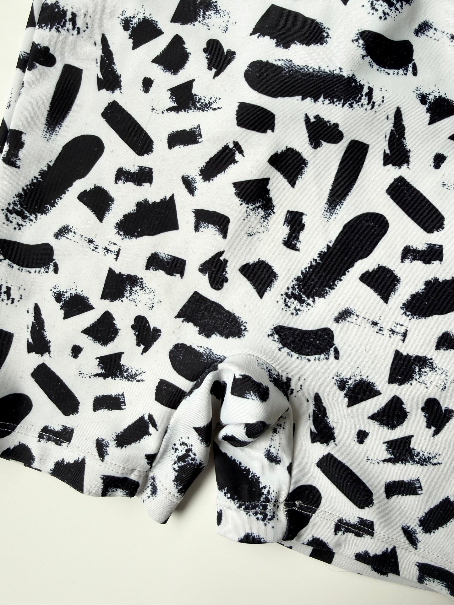 Current Tyed White & Black Strokes Sunsuit (12 Months)