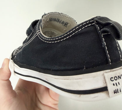 Converse Black Velcro Sneakers (9)