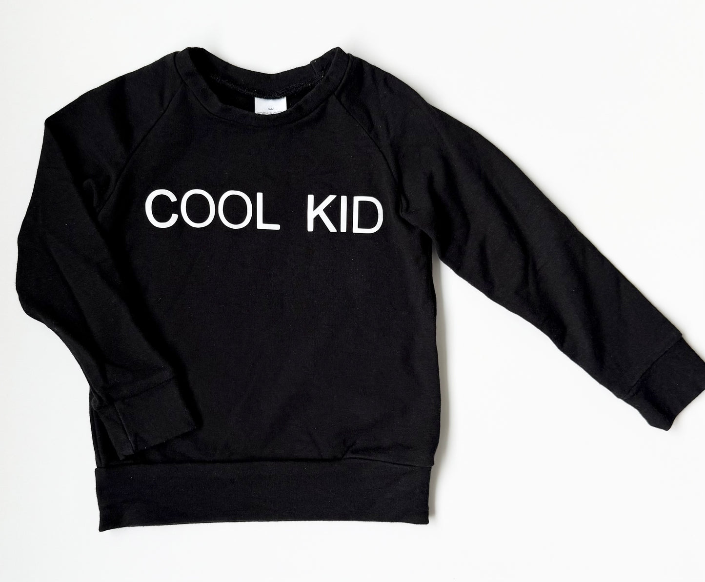 Posh & Cozy Black “Cool Kid” Pullover (2T)