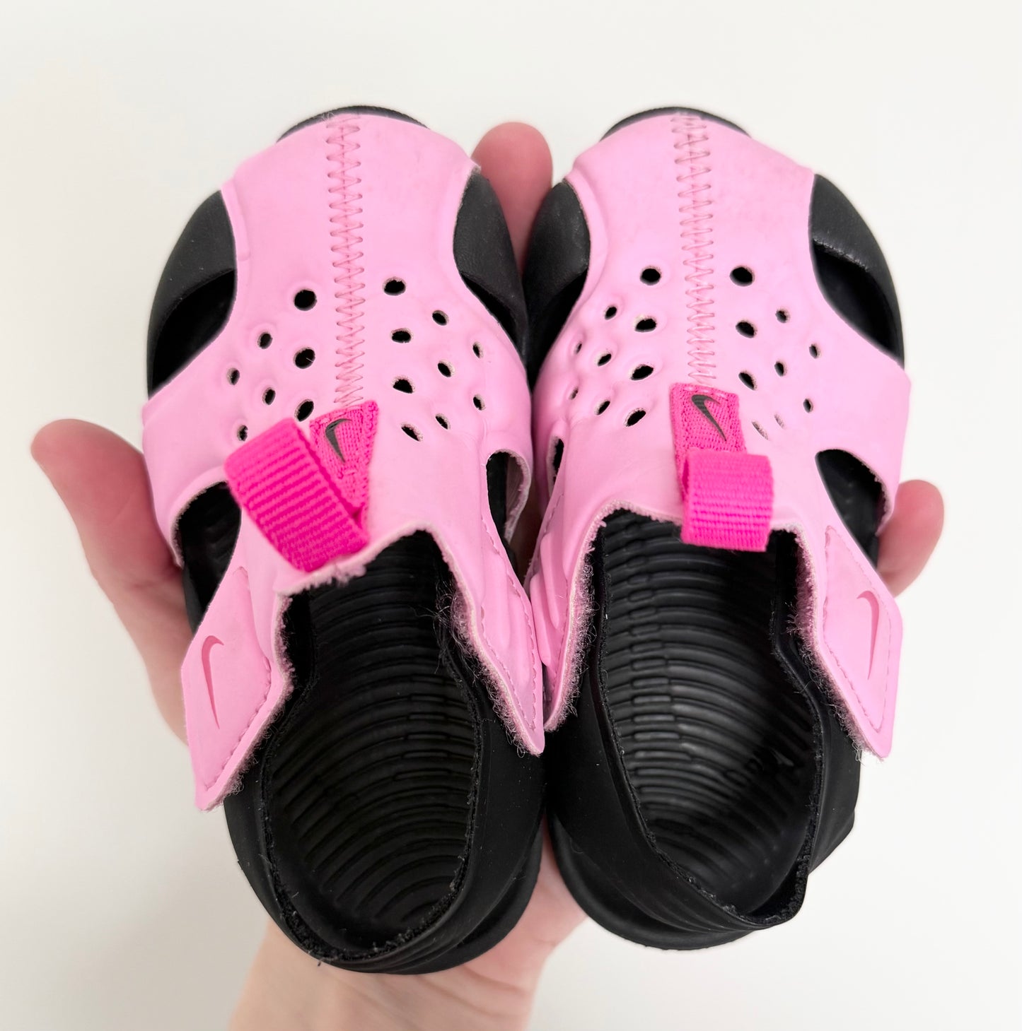 Nike Pink & Black Sunray Protect 2 Sandal (6)