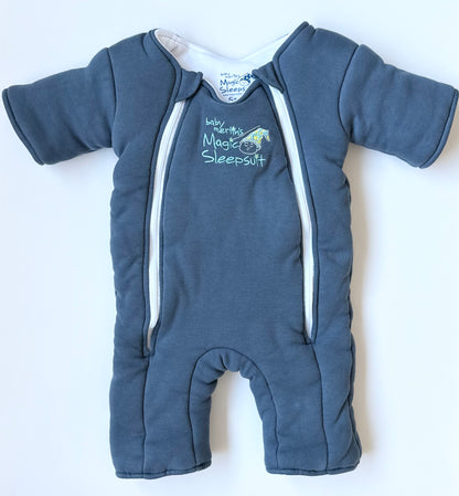 Baby Merlin’s Magic Sleepsuit - Blue (3-6 Months)