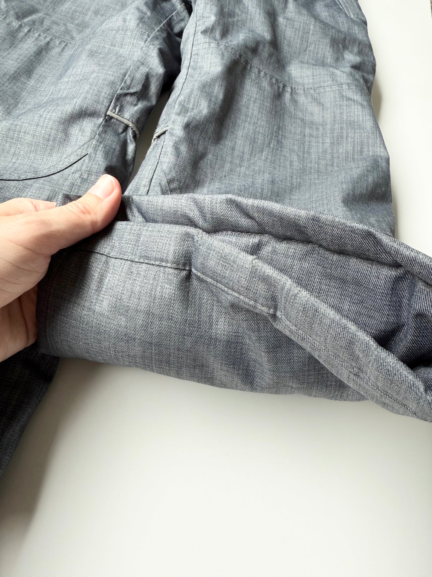 XMTN Heathered Grey & Light Blue Snow Pants (6 Years)
