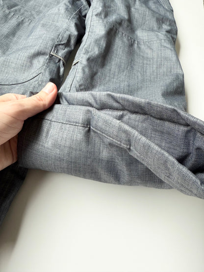 XMTN Heathered Grey & Light Blue Snow Pants (6 Years)