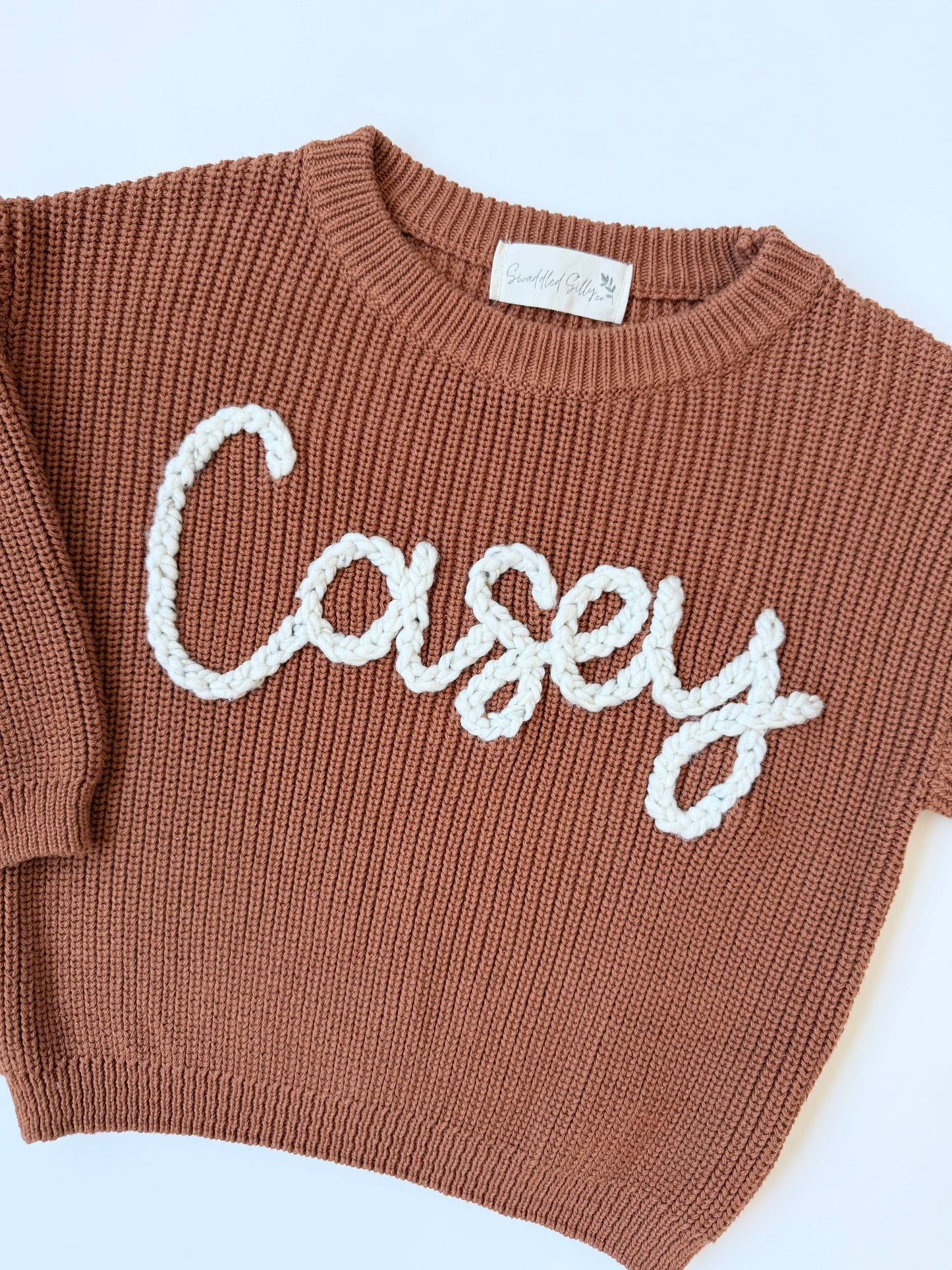 Swaddled Silly Brown “Casey” Knit Sweater (3-4 Years)