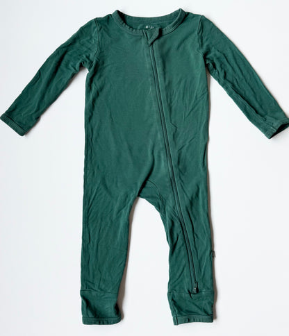 Kyte Emerald Zipper Romper (12-18 Months)