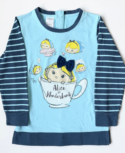 Disney Store Blue Striped Alice in Wonderland Sweater (12-14 Years)