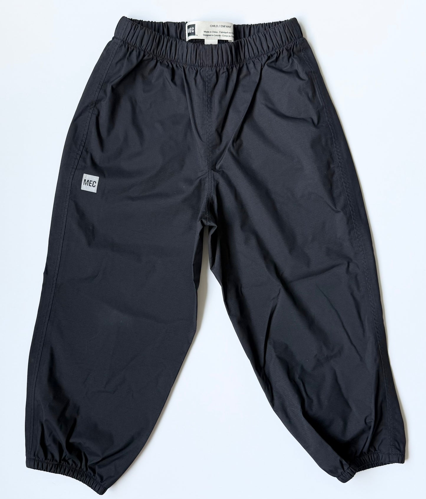 MEC Black Heritage Splash/Wind Pants (3 Years)
