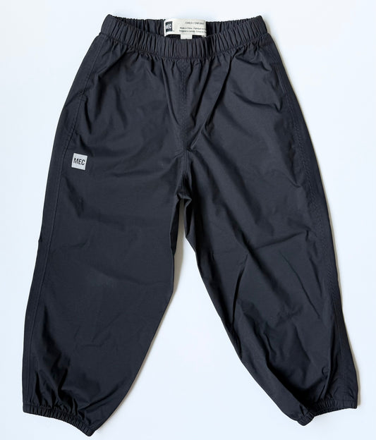 MEC Black Heritage Splash/Wind Pants (3 Years)