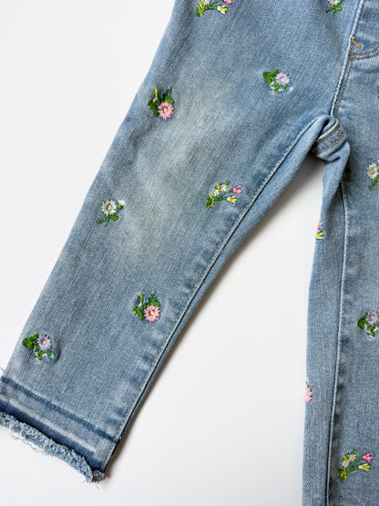 Baby Gap Spring Floral Jeans (2T)