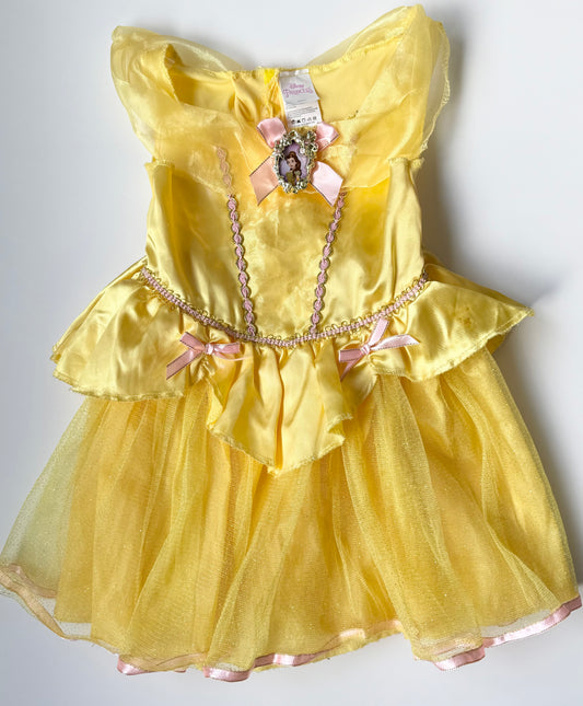Disney Princess Yellow Belle Dress (3/4T)