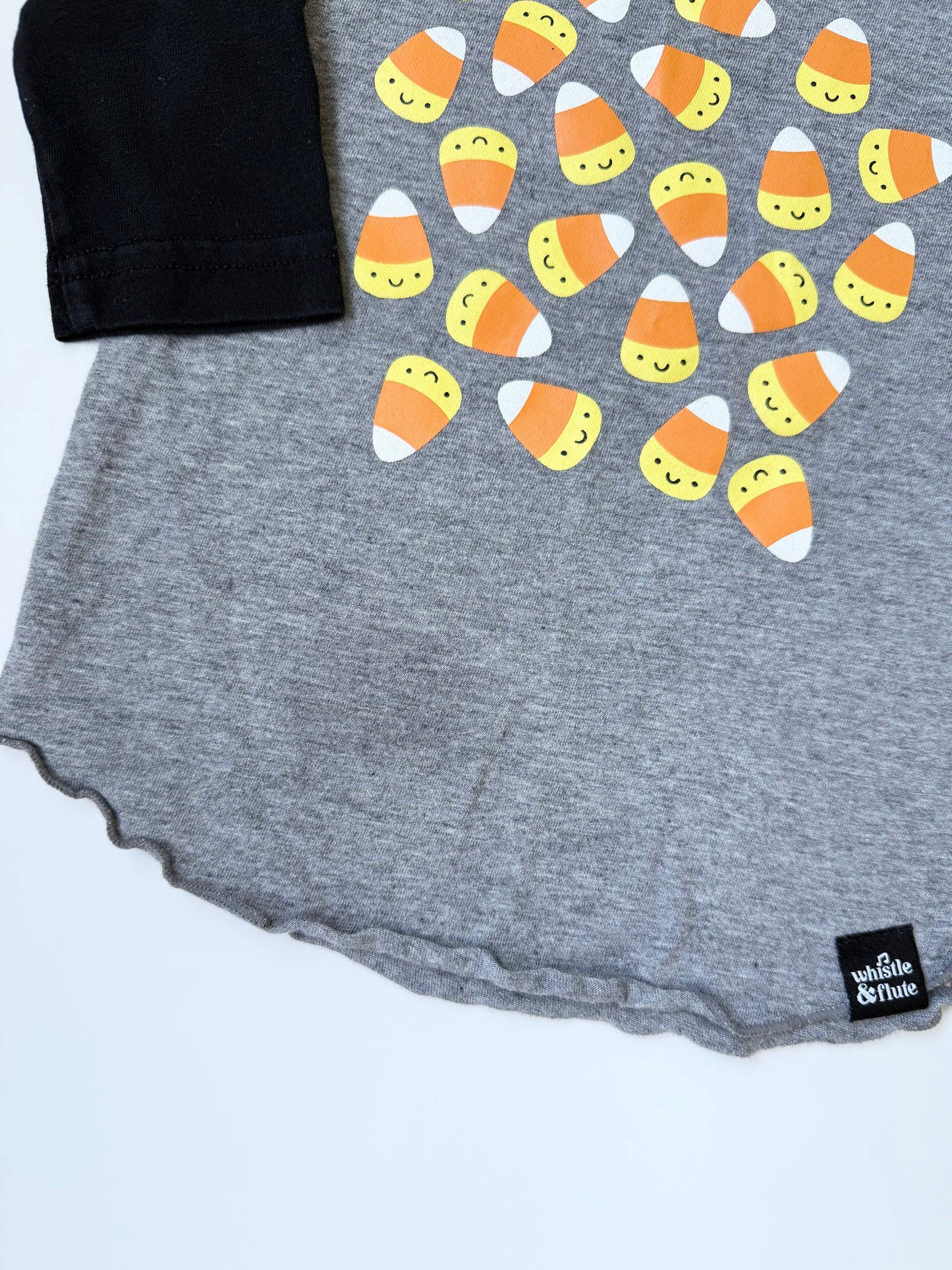 Whistle & Flute Candy Corn 3/4 Sleeve Shirt (12-18 Months)