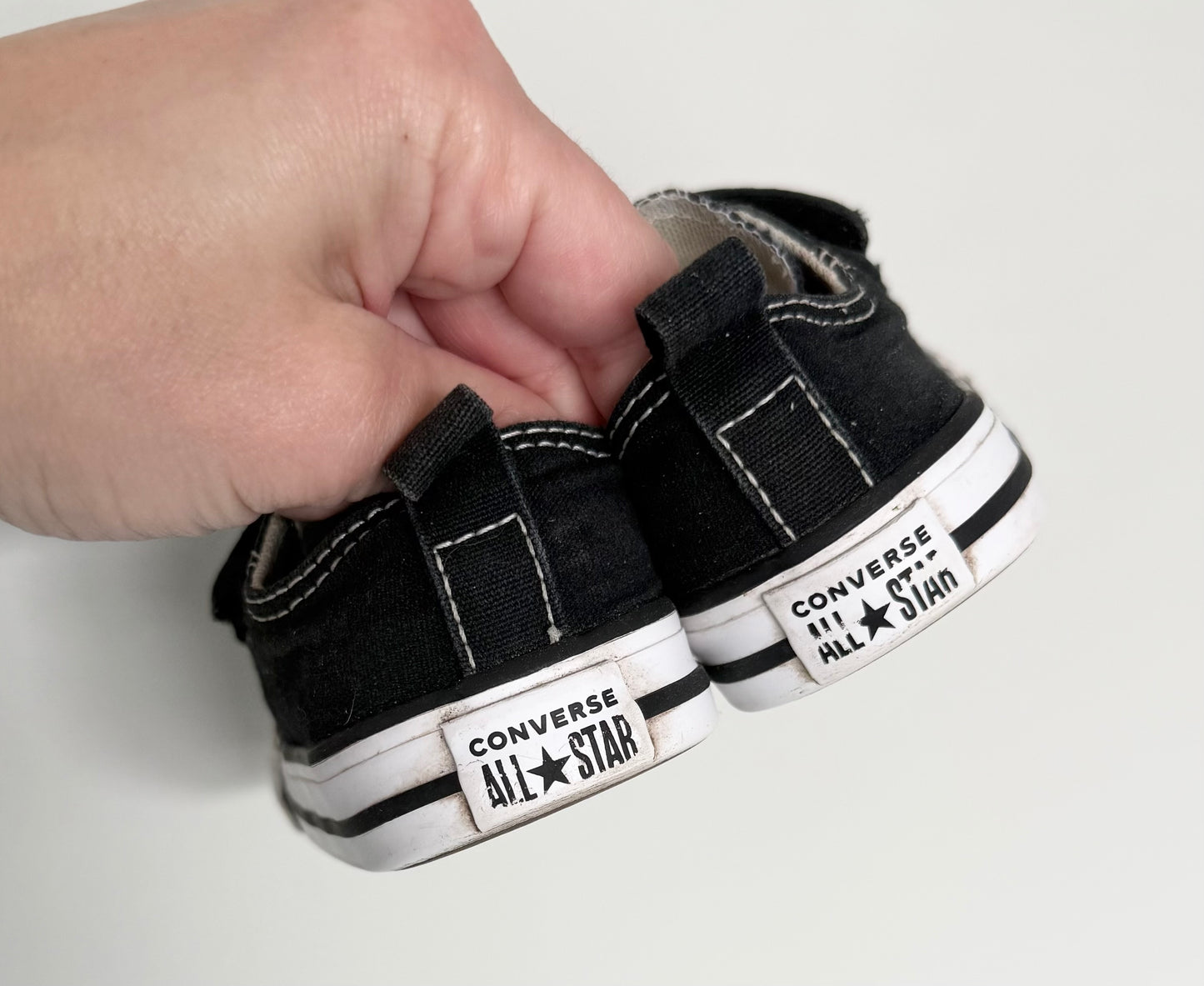 Converse Black Velcro Sneakers (6)