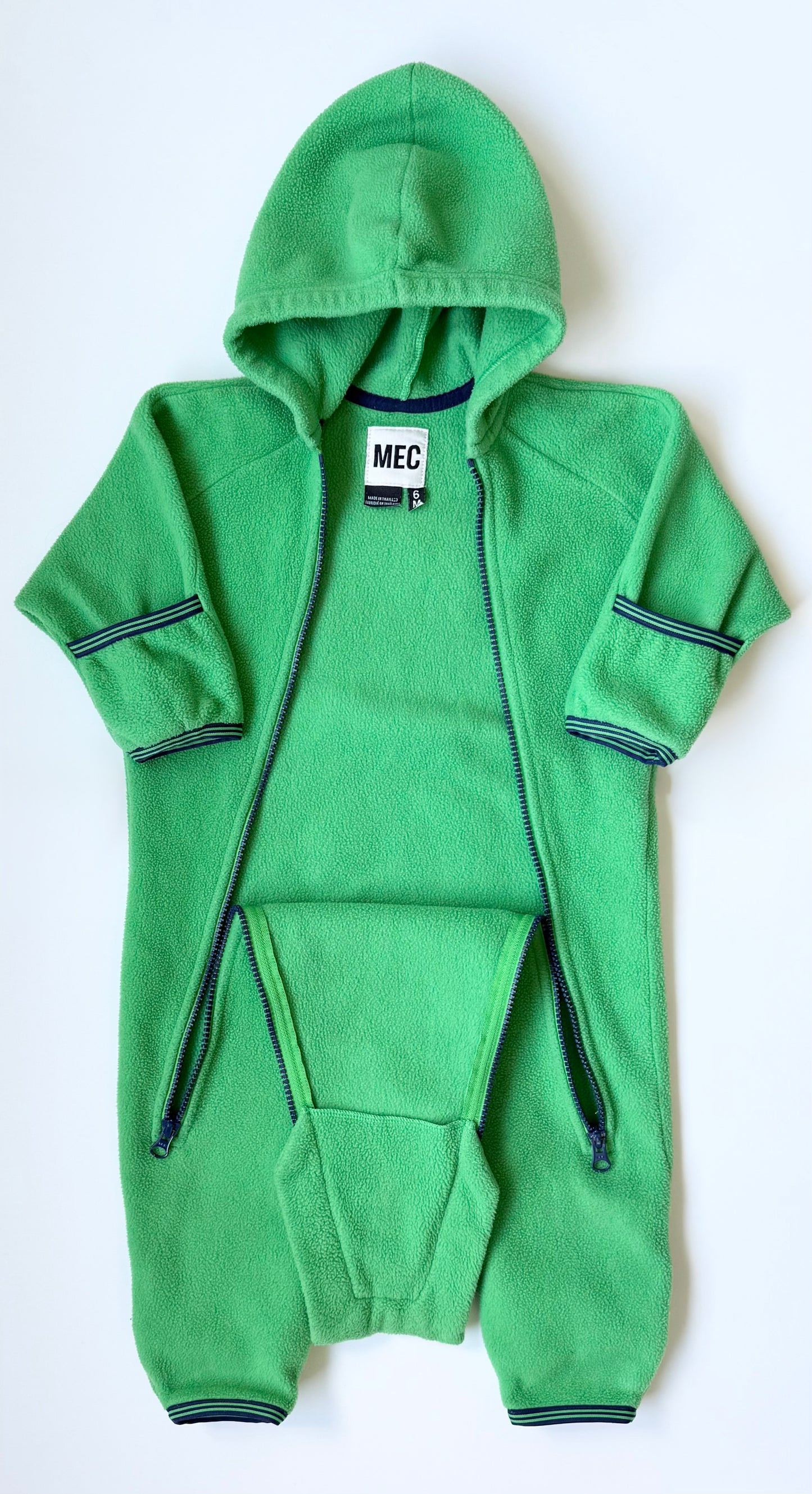 MEC Green Fleece Bunting Suit (6 Months)
