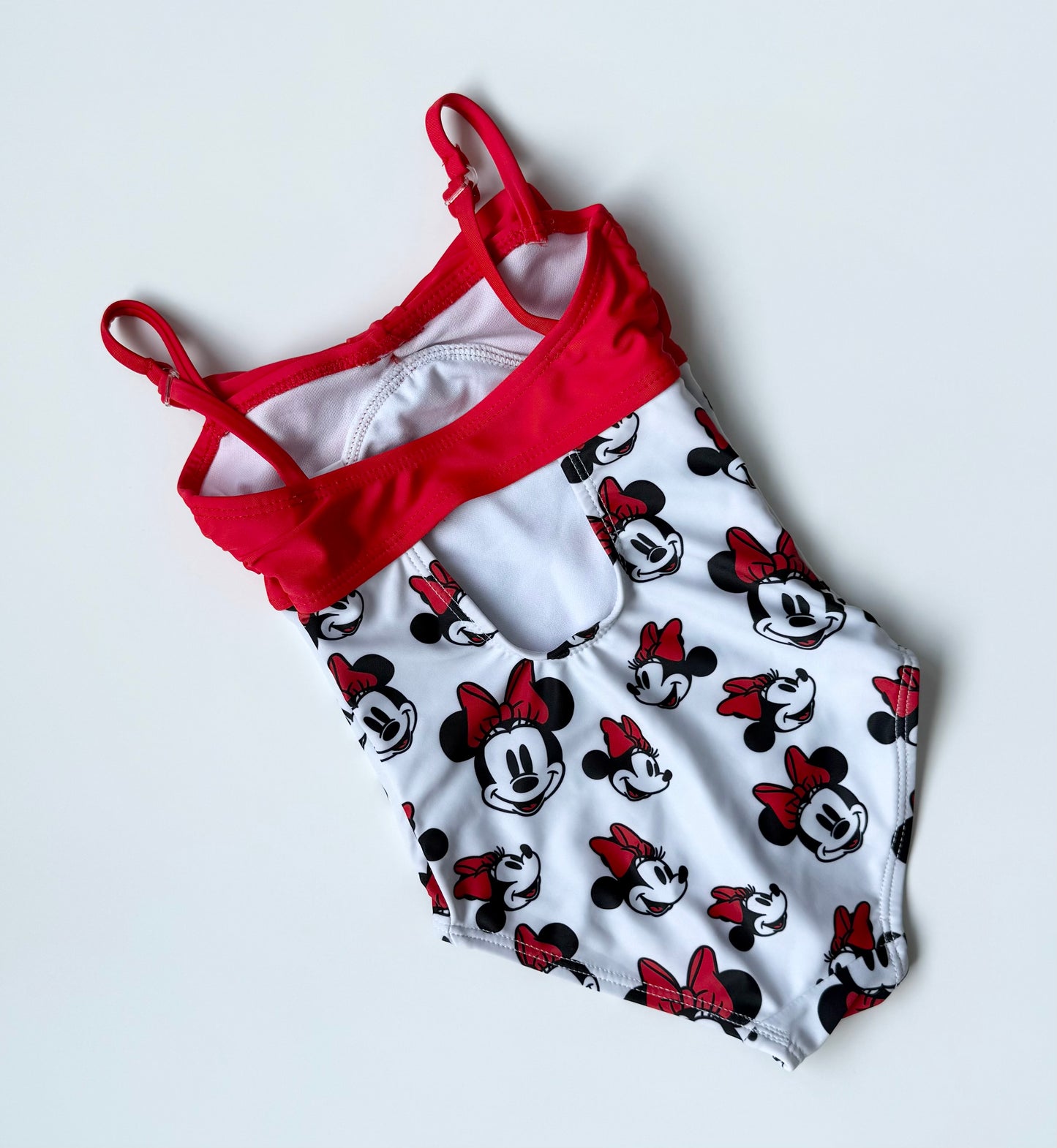 The Disney Store Red & White Minnie Mouse One Piece Swimsuit (2T)