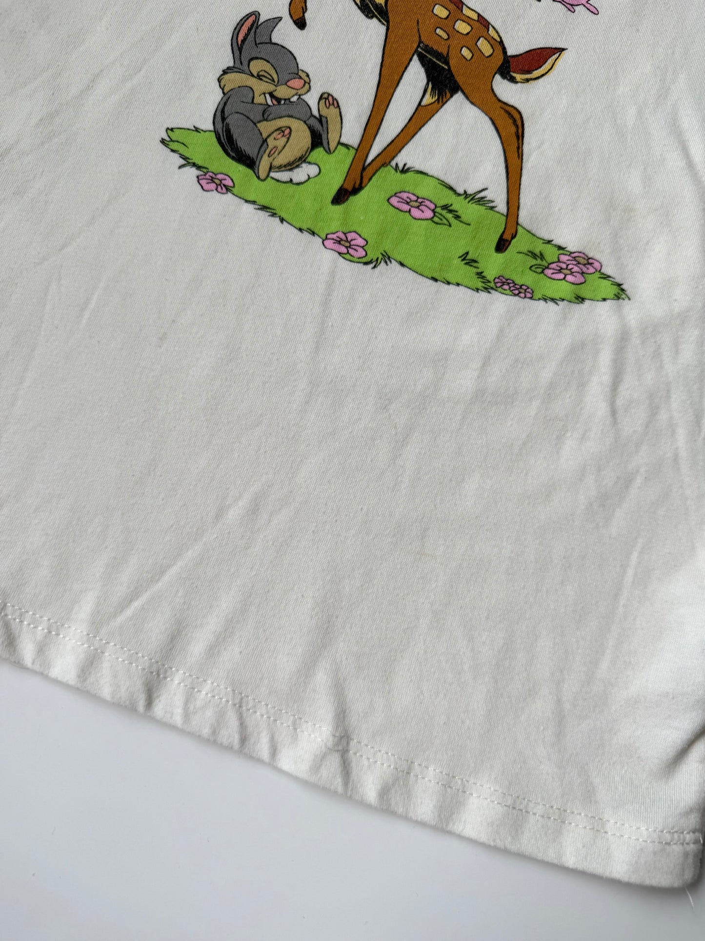 Disney Bambi White T-Shirt (7/8 Years)
