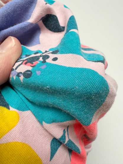 Bonds Wondersuit Pink & Tropical Floral Sleeper Romper (12-18 Months)