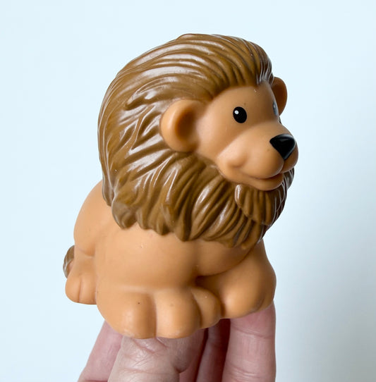 Fisher-Price Little People Lion Zoo Talker Figurine