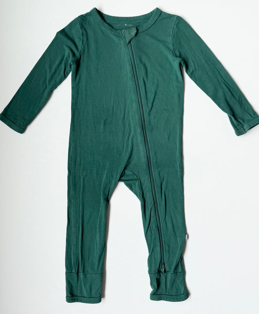 Kyte Emerald Zipper Romper (12-18 Months)