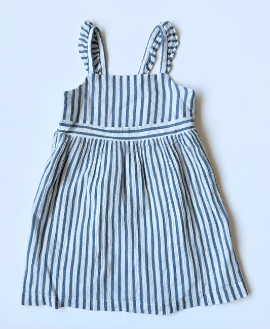 Baby Gap Blue & White Striped Tank Dress (3 Years)