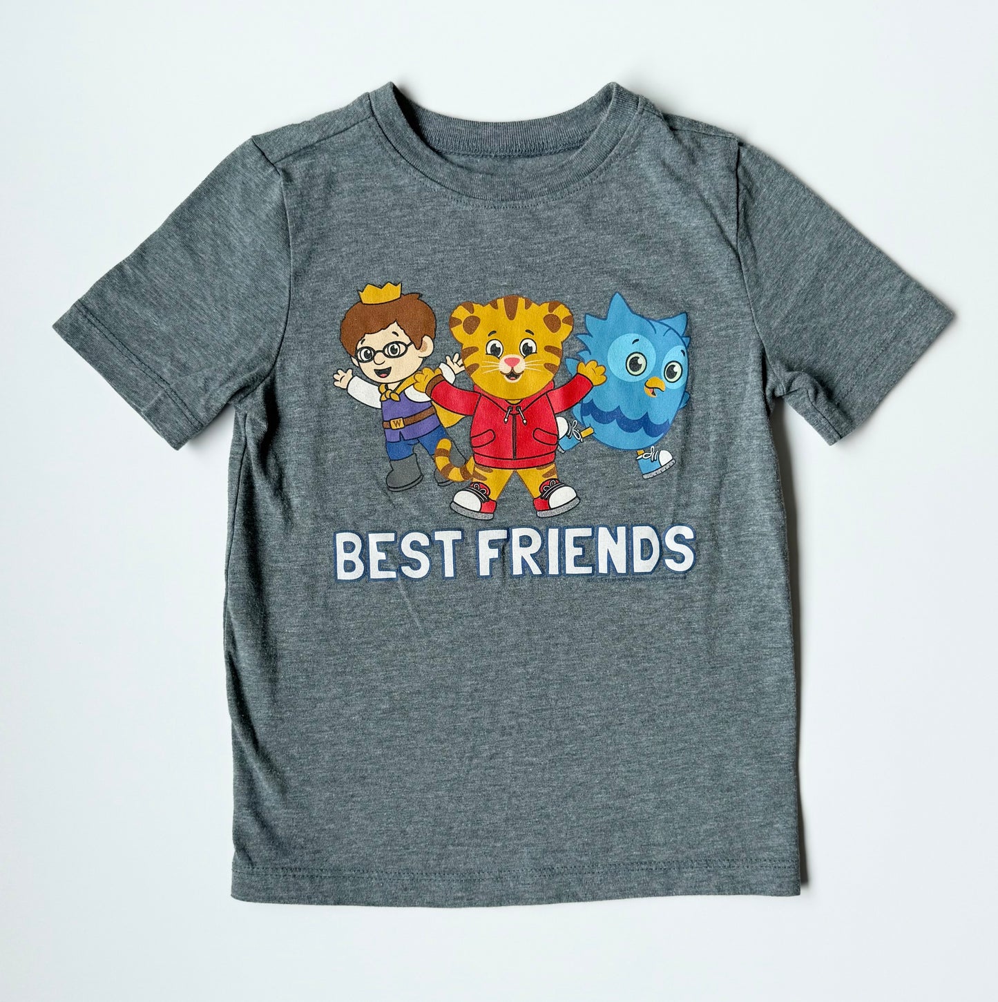 Old Navy x Daniel Tiger Grey “Best Friends” T-Shirt (4T)