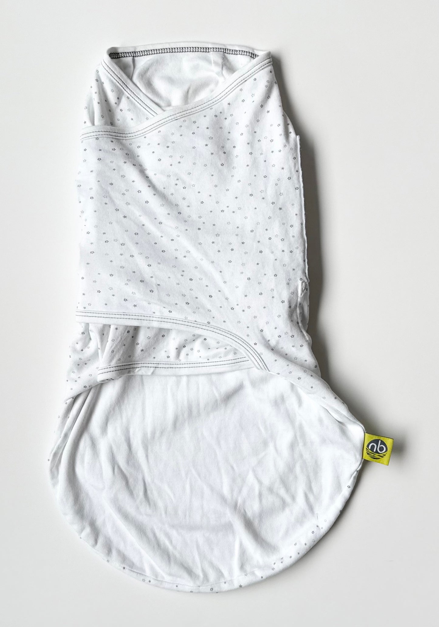 Nested Bean Stardust Grey Zen Swaddle Classic (0-6 Months)