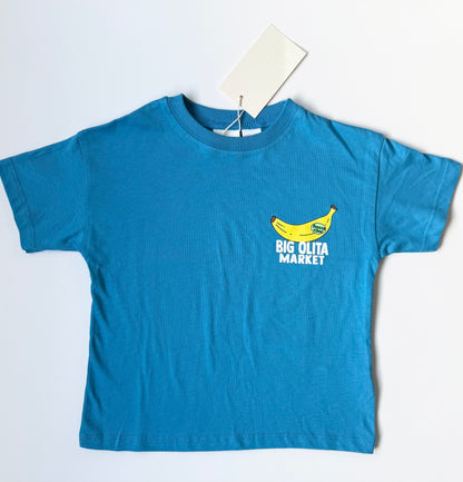 Zara Blue Banana “Big Olita Market” T-Shirt - New (3 Years)