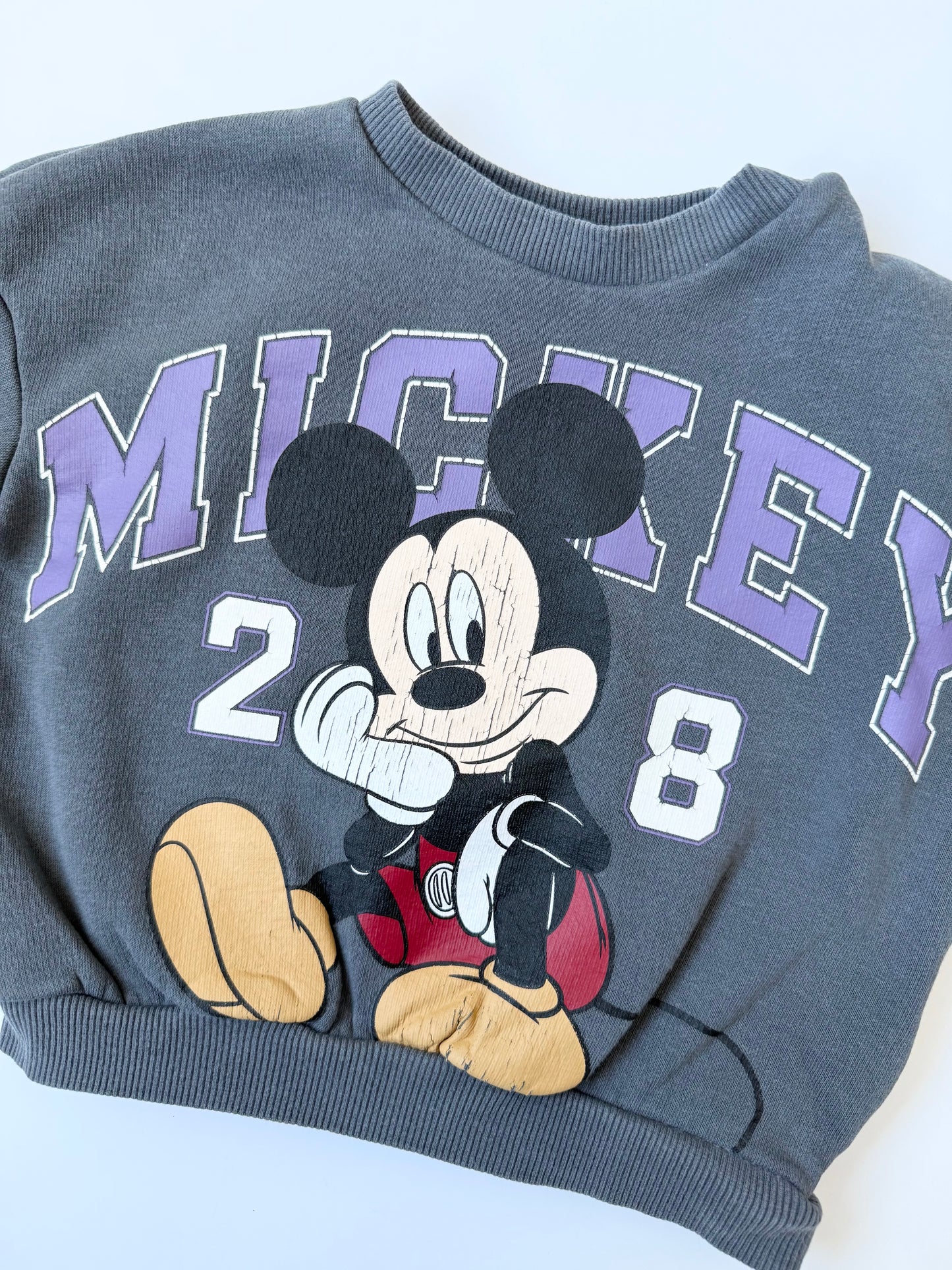H&M x Disney Dark Grey Mickey 28 Sweater (4-6 Months)