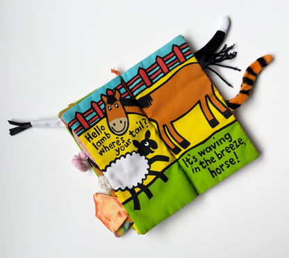 Jellycat Farm Tails Soft Crinkle Book