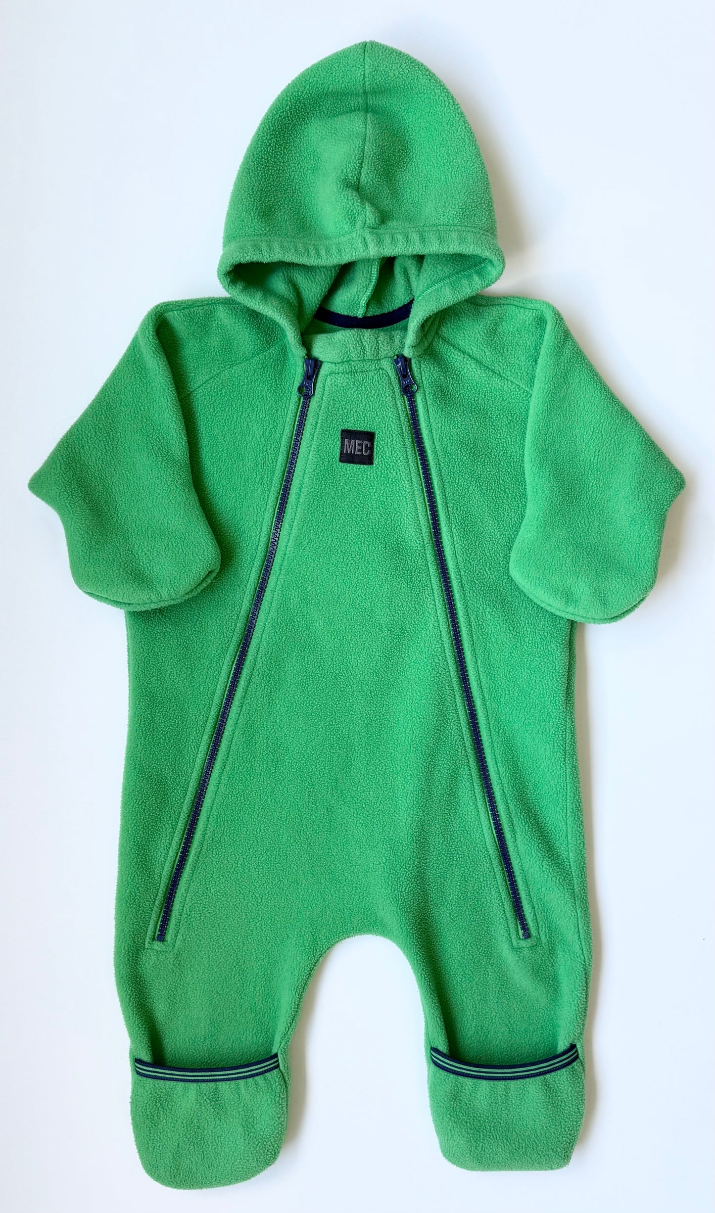 MEC Green Fleece Bunting Suit (6 Months)