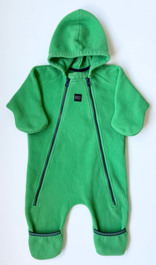 MEC Green Fleece Bunting Suit (6 Months)