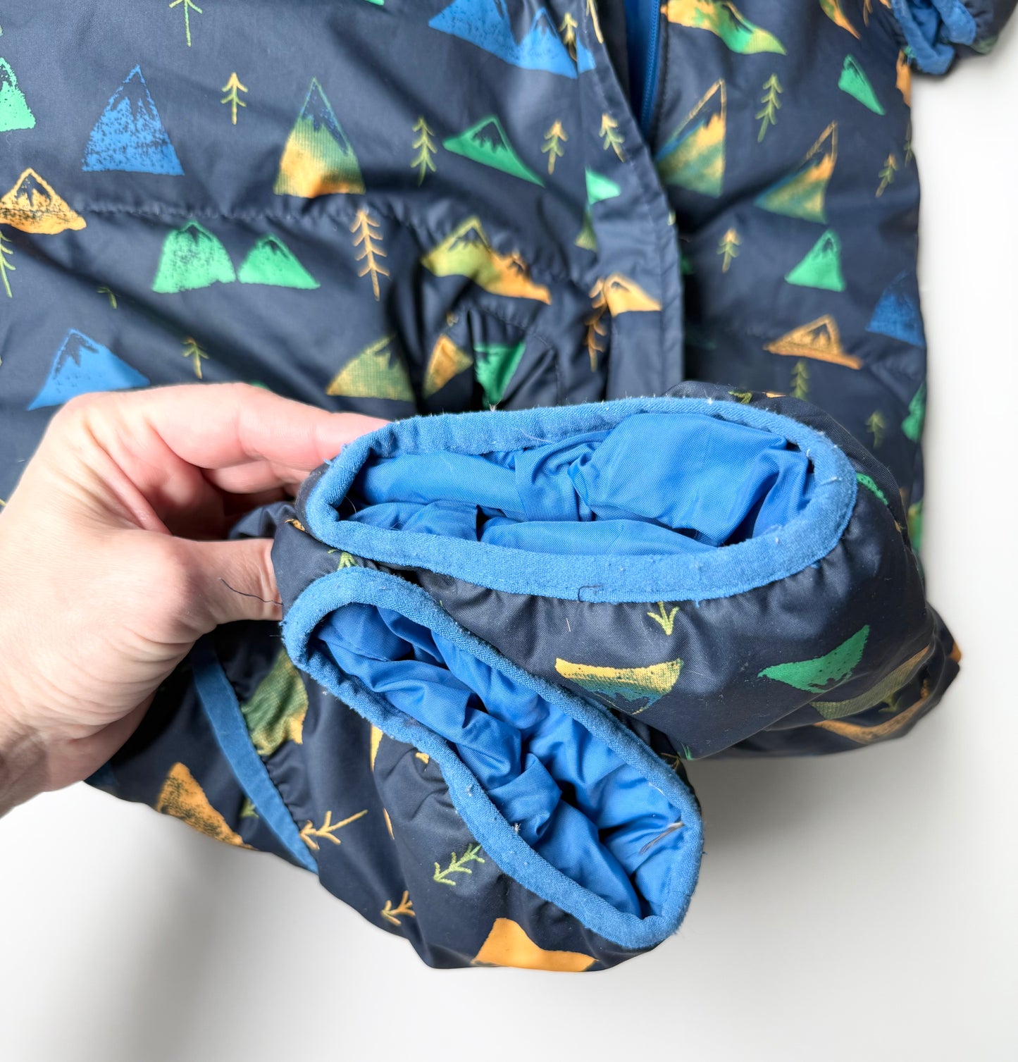 Columbia Navy & Green Trees Snuggly Bunny Snowsuit (18-24 Months)