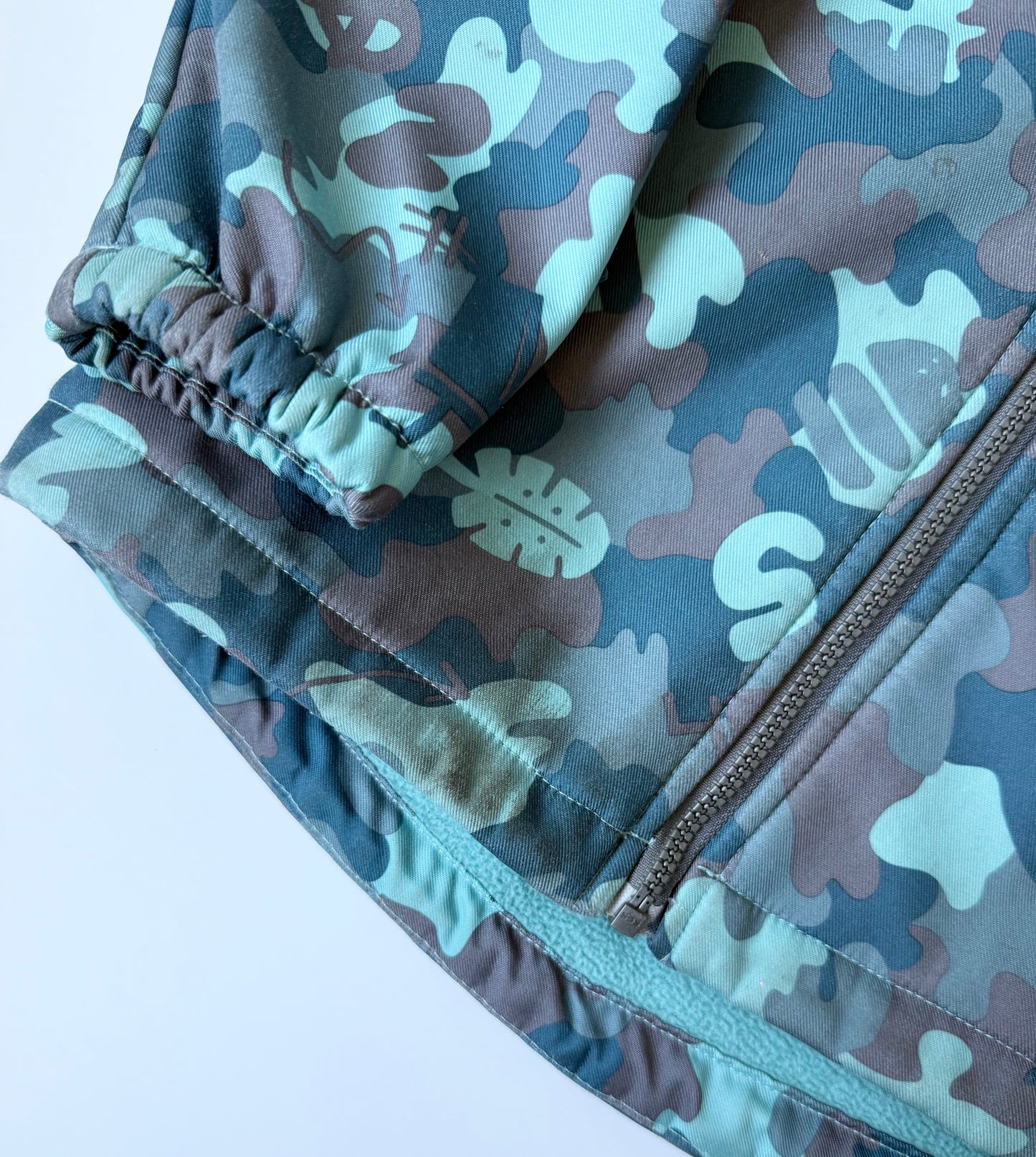 Souris Mini Blue Camo Fleece Lined Jacket (18-24 Months)