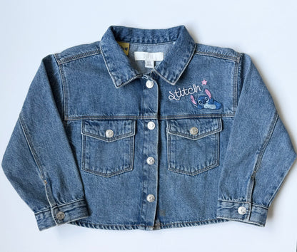 Zara x Disney Stitch Jean Jacket (4 Years)