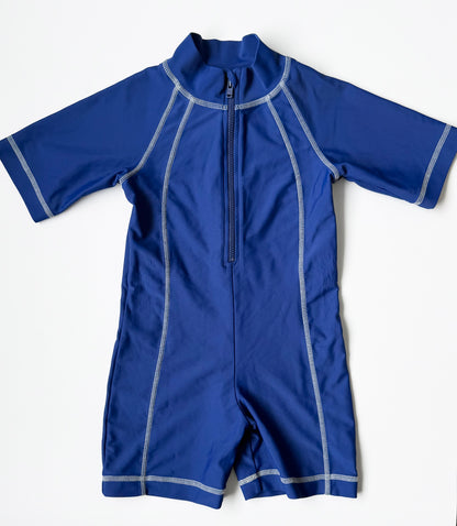 L.L.Bean Blue Rashguard Swimsuit (2T)