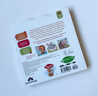 Bababoo and Friends Little Bunny Pippa Gets Dressed All By Herself Board Book