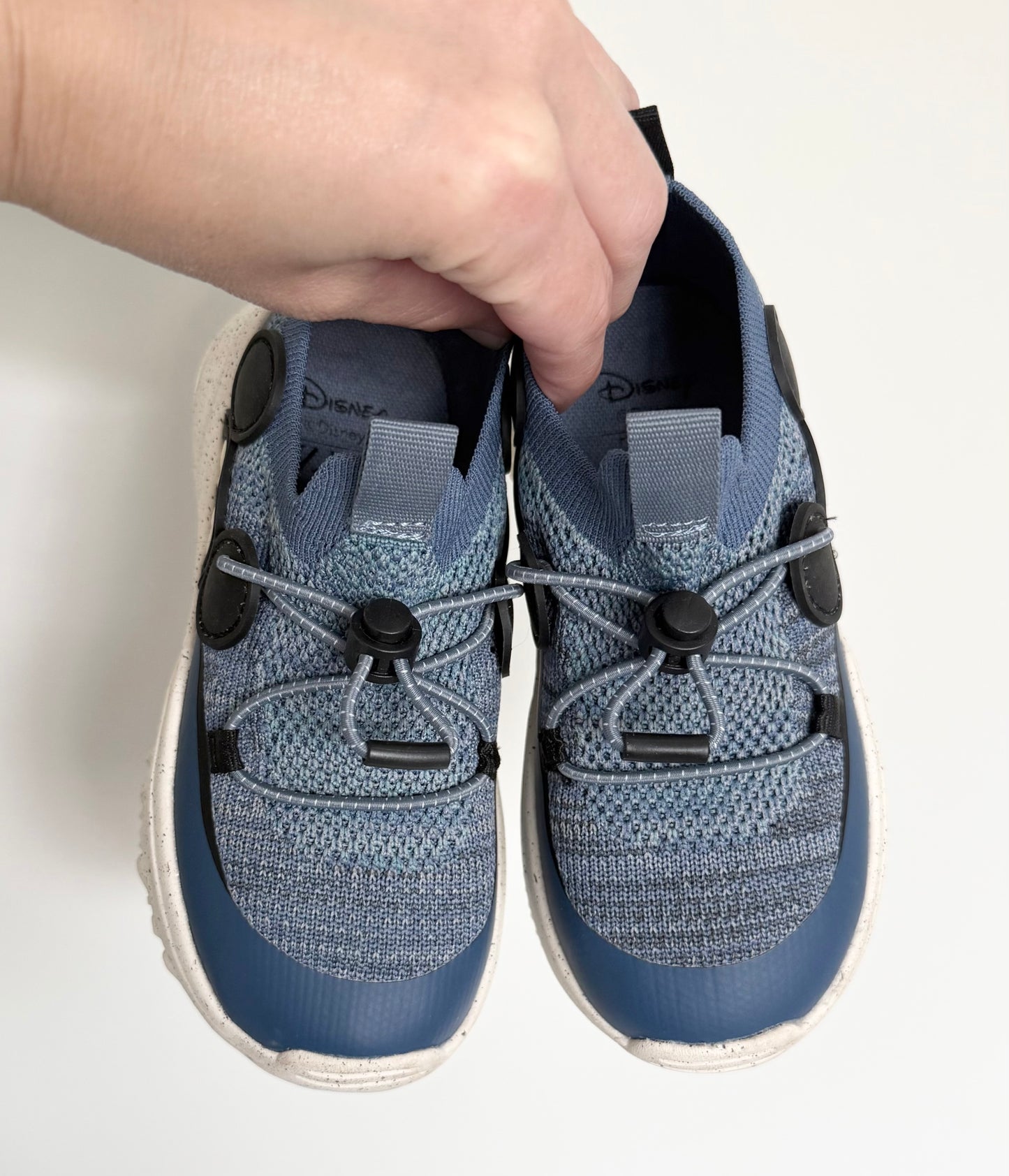 Zara x Disney Blue Mickey Mouse Stretch Drawstring Sneakers (9.5)