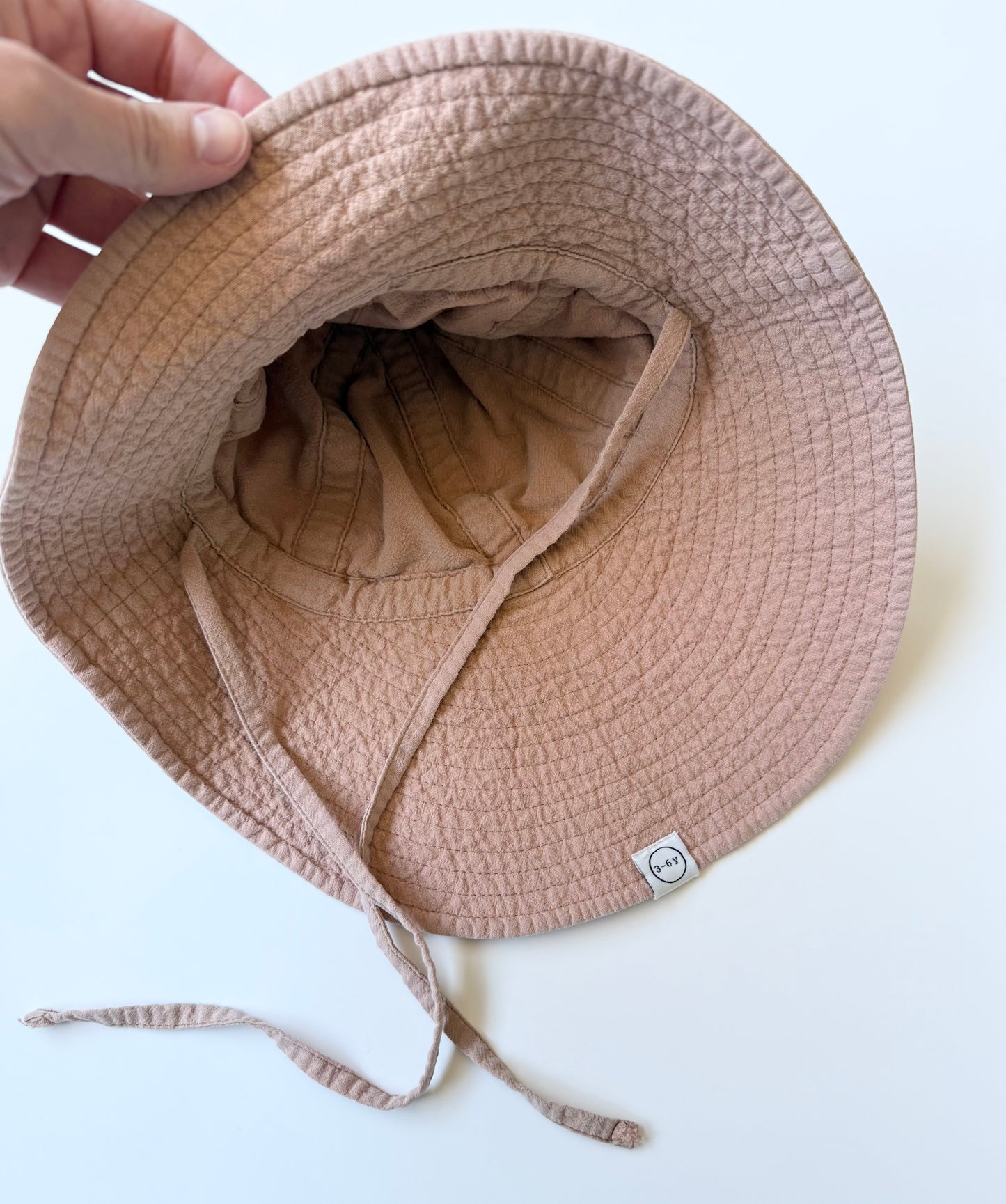 Fini the Label Dusty Rose Floppy Sun Hat (3-6 Years)