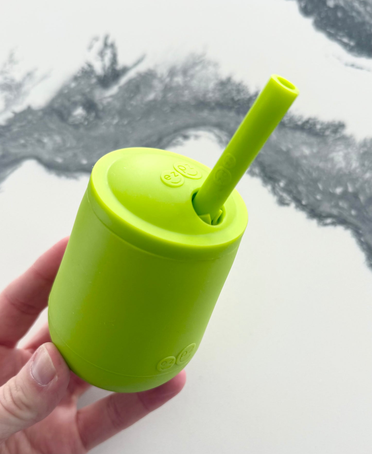 EzPz Mini Cup & Straw Training System in Lime - 4oz
