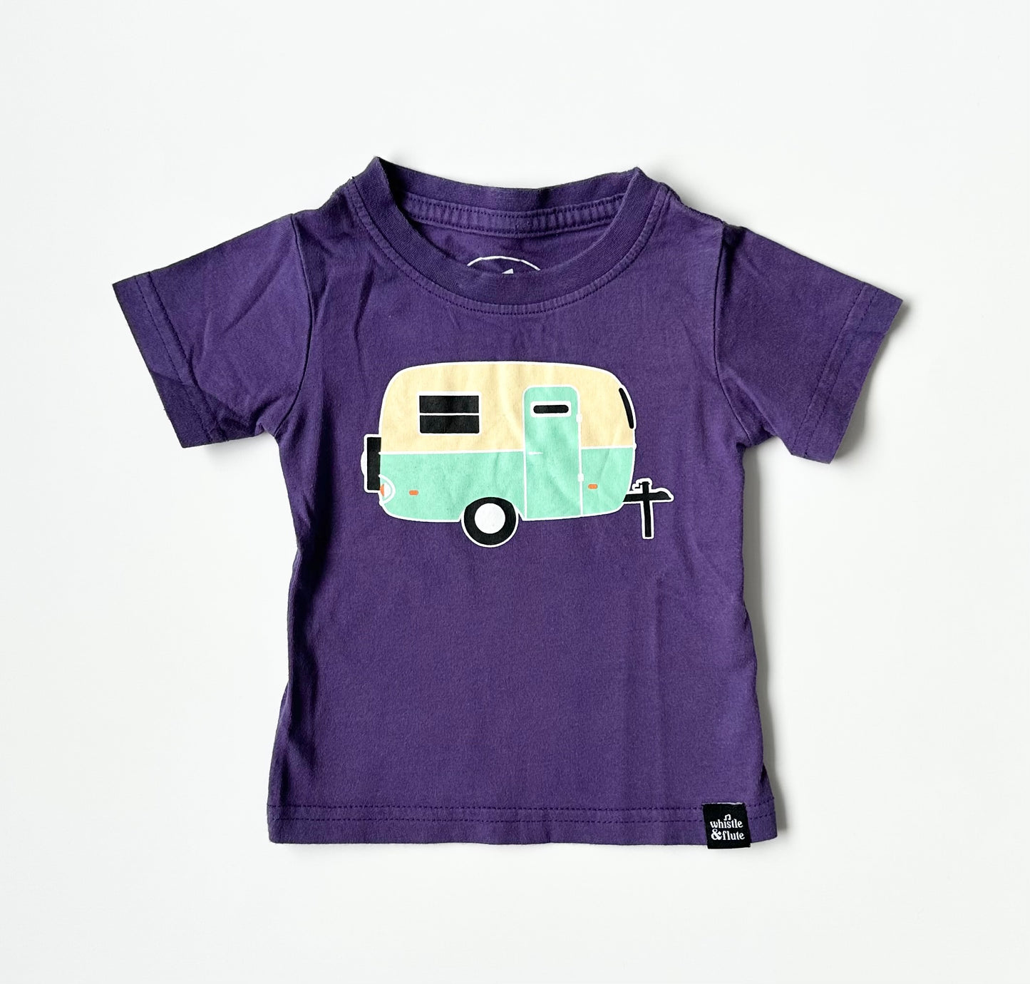 Whistle & Flute Purple Camper T-Shirt (6-12 Months)