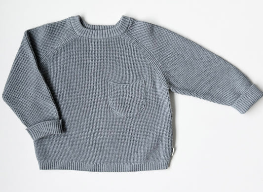Zara Blue Knit Sweater (12-18 Months)