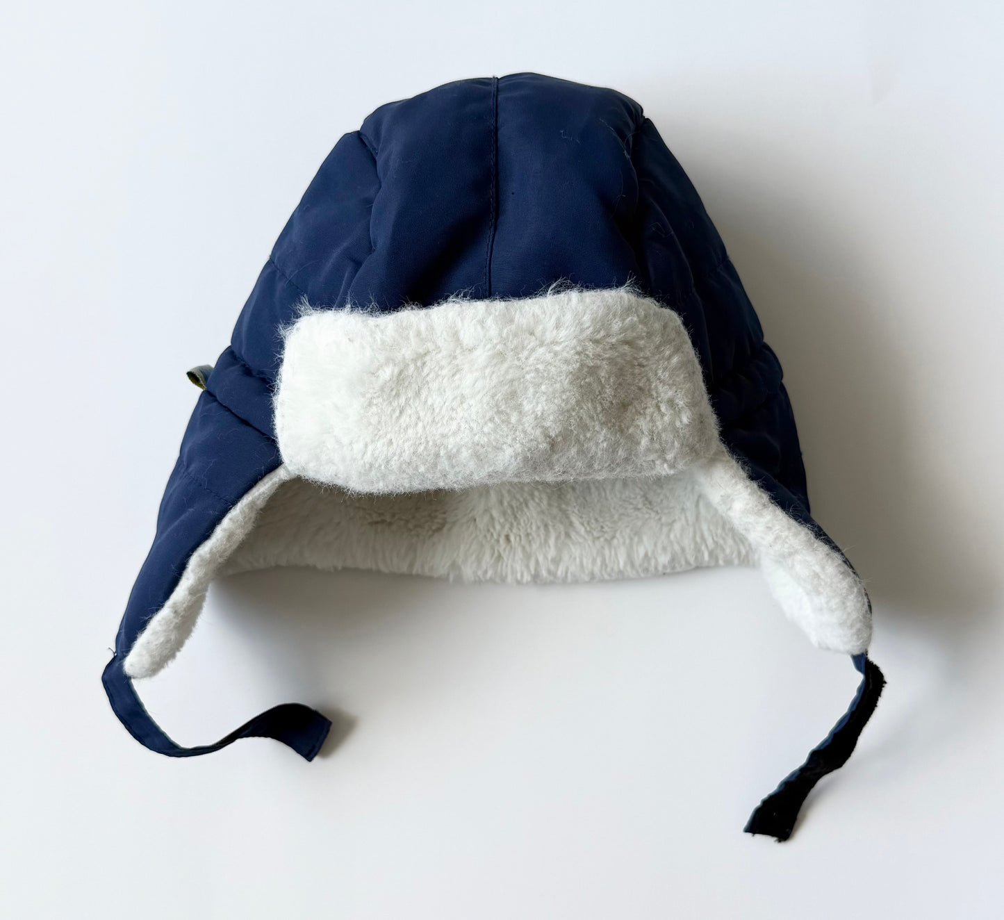Jan & Jul Navy Toasty-Dry Gro-With-Me Trapper Hat - Medium (6-24 Months)