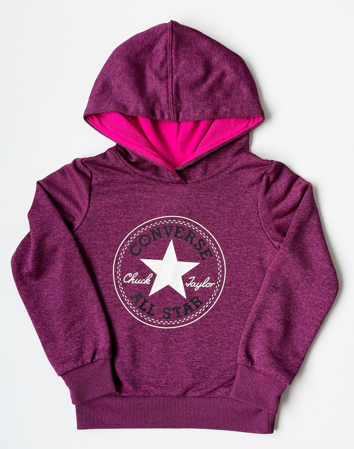 Converse Pink & Purple Heathered Hoodie (3-4 Years)