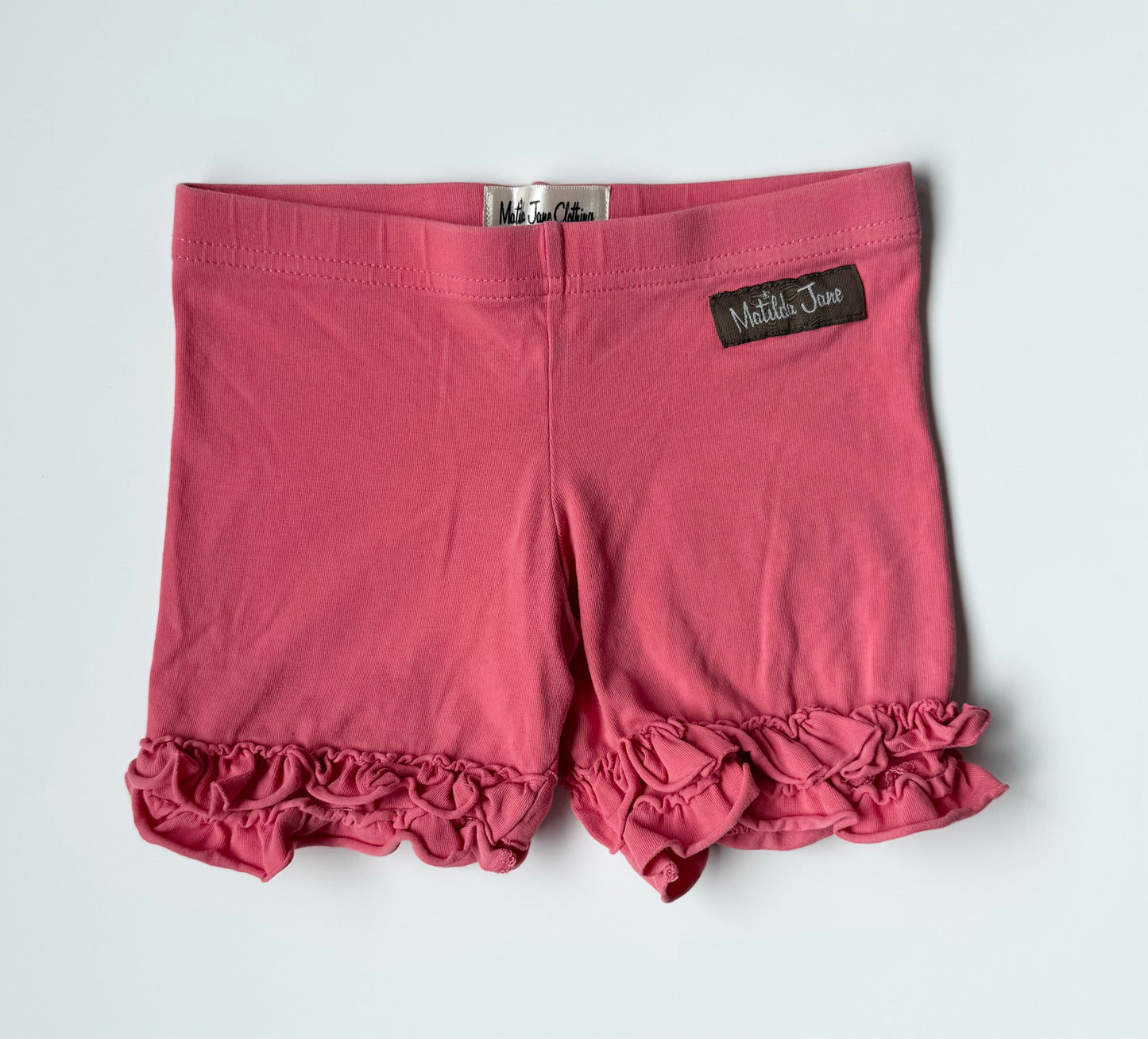 Matilda Jane Coral Pink Ruffle Shorts (4 Years)