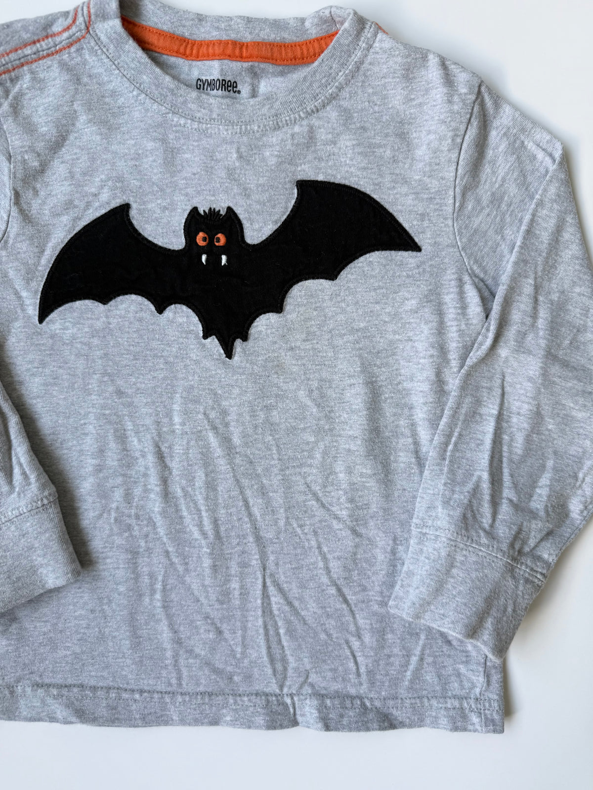 Gymboree Grey Halloween Bat Long Sleeve (4T)