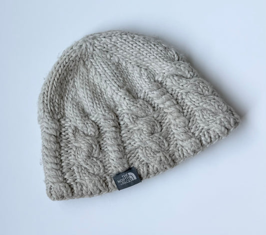 The North Face Beige Knit Beanie Toque  (2-4 Years)