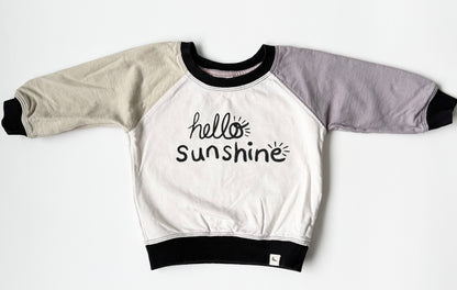 Turtledove London Color Block “Hello Sunshine” Sweater (1/2 Years)