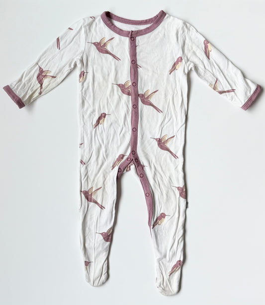Kyte Hummingbird Snap Footie Sleeper (3-6 Months)