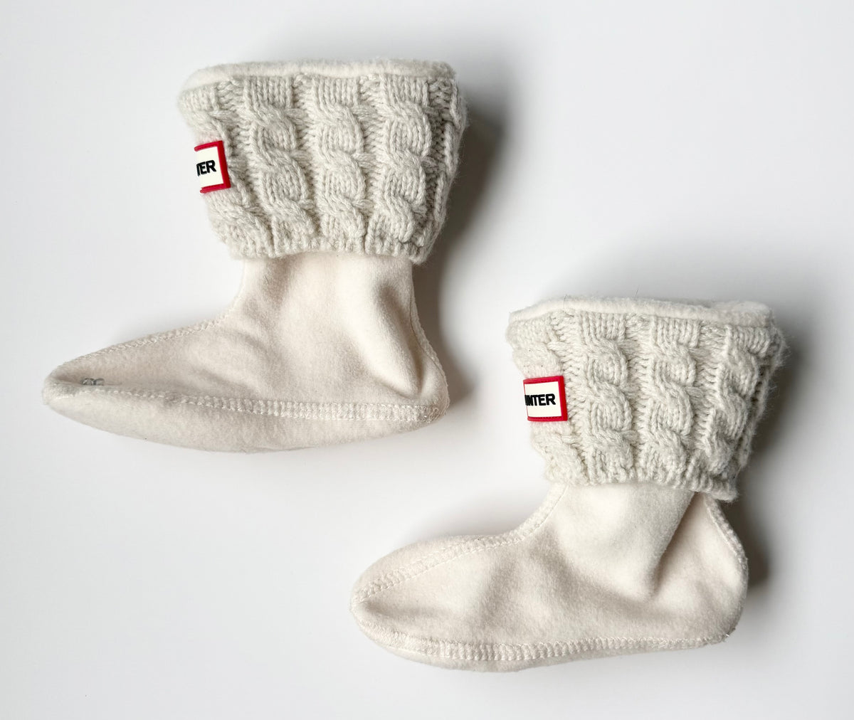 Hunter Kids Boot Socks - Cream (Small)